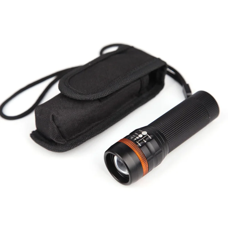 Q5 strong flashlight LED long-range focusing outdoor self-defense riding mini tactical 18650 pen light keychain | Всё для походов и