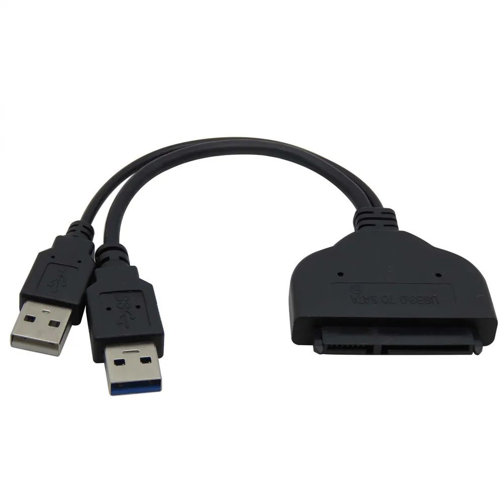 USB3.0 SATA адаптер кабель до 5 Гбит/с USB 2 0 Мощность хомут для кабеля большой Ёмкость SSD