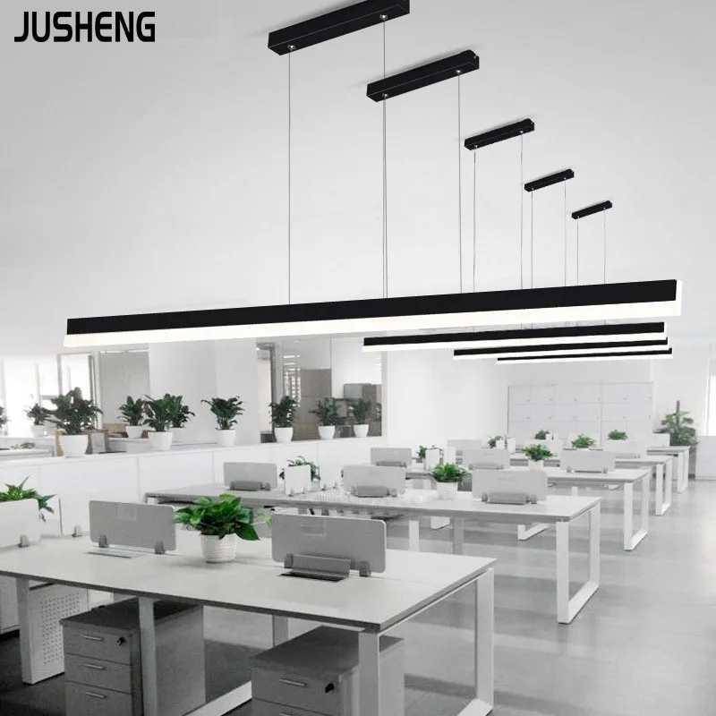 JUSHENG современный светодиодный подвесной светильник для кухни столовой гостиной