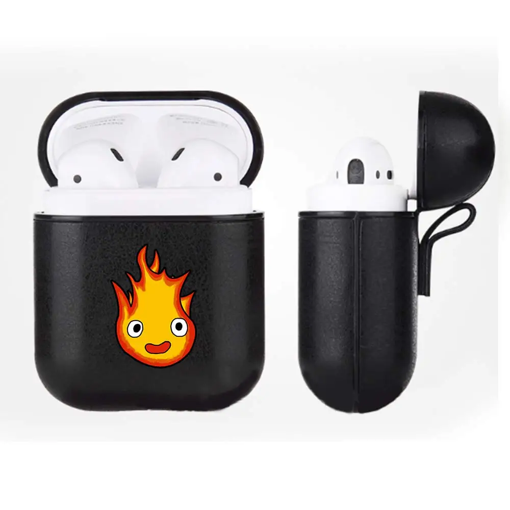 Howl's движущийся замок фильм ПУ кожа Airpods чехол Bluetooth беспроводная гарнитура