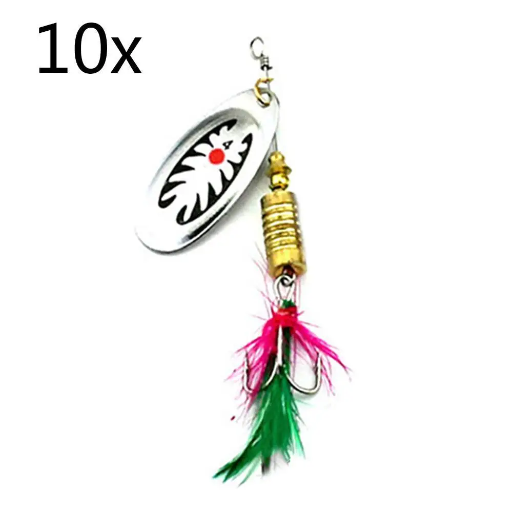 2017 рыболовная ложка металлическая приманка Серебряная/Золотая жесткая дешевая