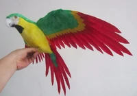 colorful feathers 45x60cm spreading wings parrot bird artificial bird model handicraft home garden decoration gift p2709