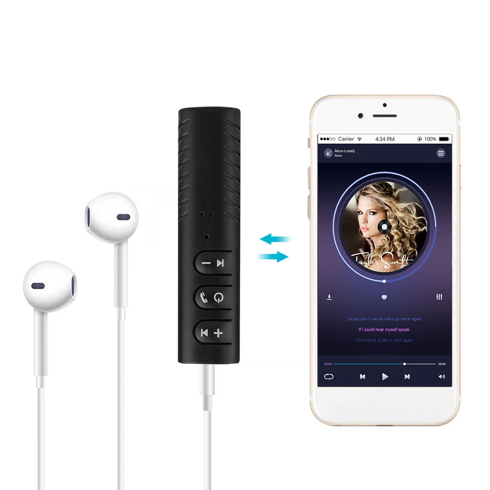 Мини Bluetooth Aux аудио приемник передатчик 3 5 мм разъем громкой связи Авто