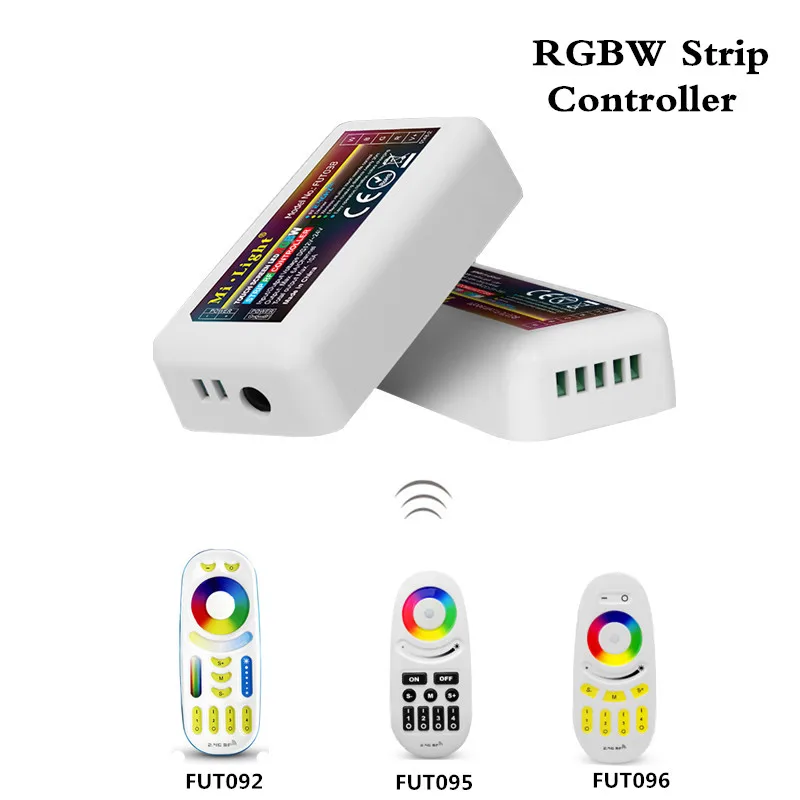 

DC12-24V Mi Light 2.4G 4-Zone RF Wireless RGB RGBW LED Remote Controller FUT038 Remote control Dimmer For RGBW Led Strip Lamp