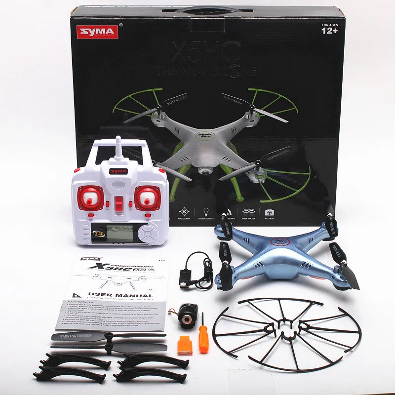 SYMA X5HC 4CH 2 4G 6-осевой RC Дрон с камерой Вертолет VS Syma X5C X5SC X5SW X400/X600 | Игрушки и хобби