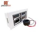 Однофазный ваттметр PEACEFAIR, светодиодный амперметр переменного тока, измеритель энергии, 220 В, 100 А, вольт, амперметр, мощность в кВтч, монитор яркости с катушкой CT