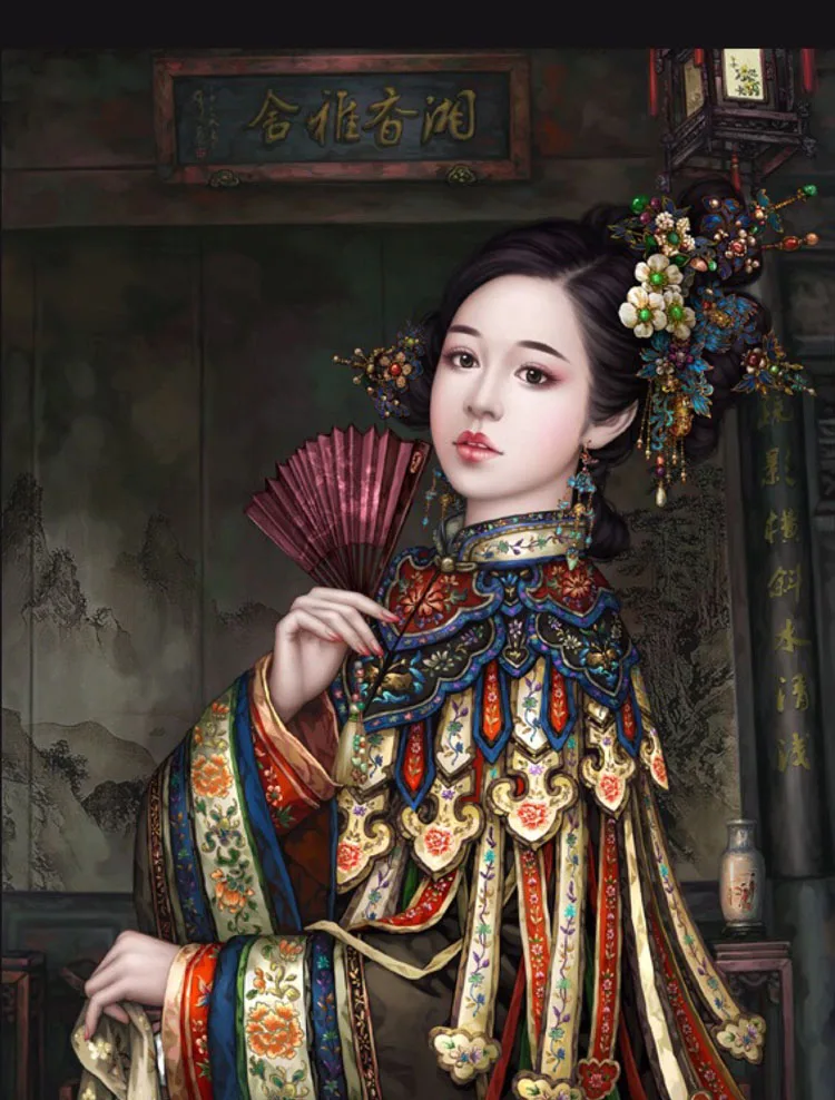 Набор аксессуаров для волос в стиле древней китайской династии Тан | Резинки