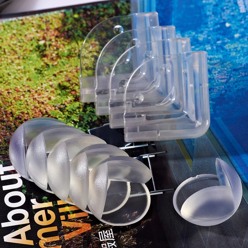 

Transparent baby Anti-collision Angle PVC Soft Spherical Thickening Furniture Corner Cat Face Smile Children Safety Corners