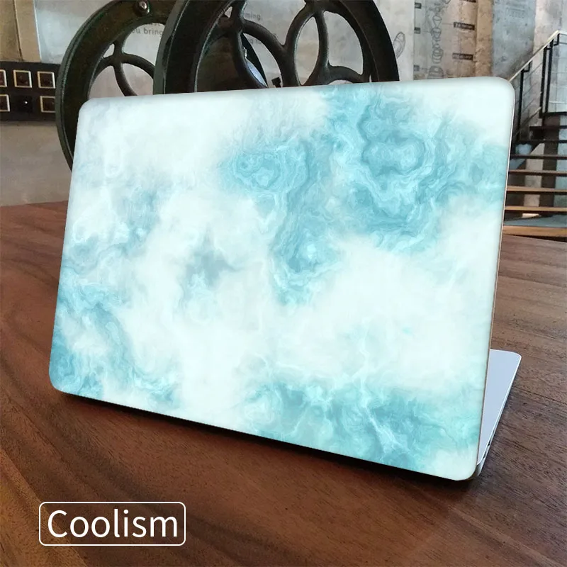 Синяя мраморная наклейка для ноутбука, наклейка для Macbook Pro Air retina 11 12 13 15 дюймов, защитный чехол для Mac