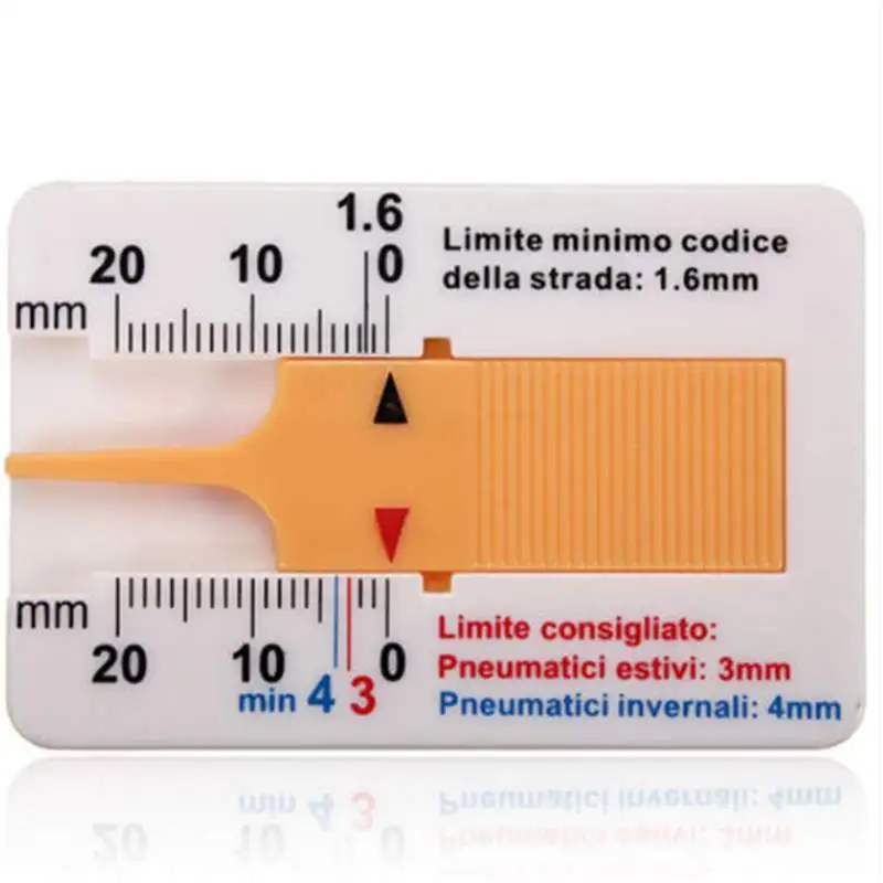 

Hot Sales Tyre Tread Depth Gauge Car Motorcycle Trailer Van Wheel Measure Tool