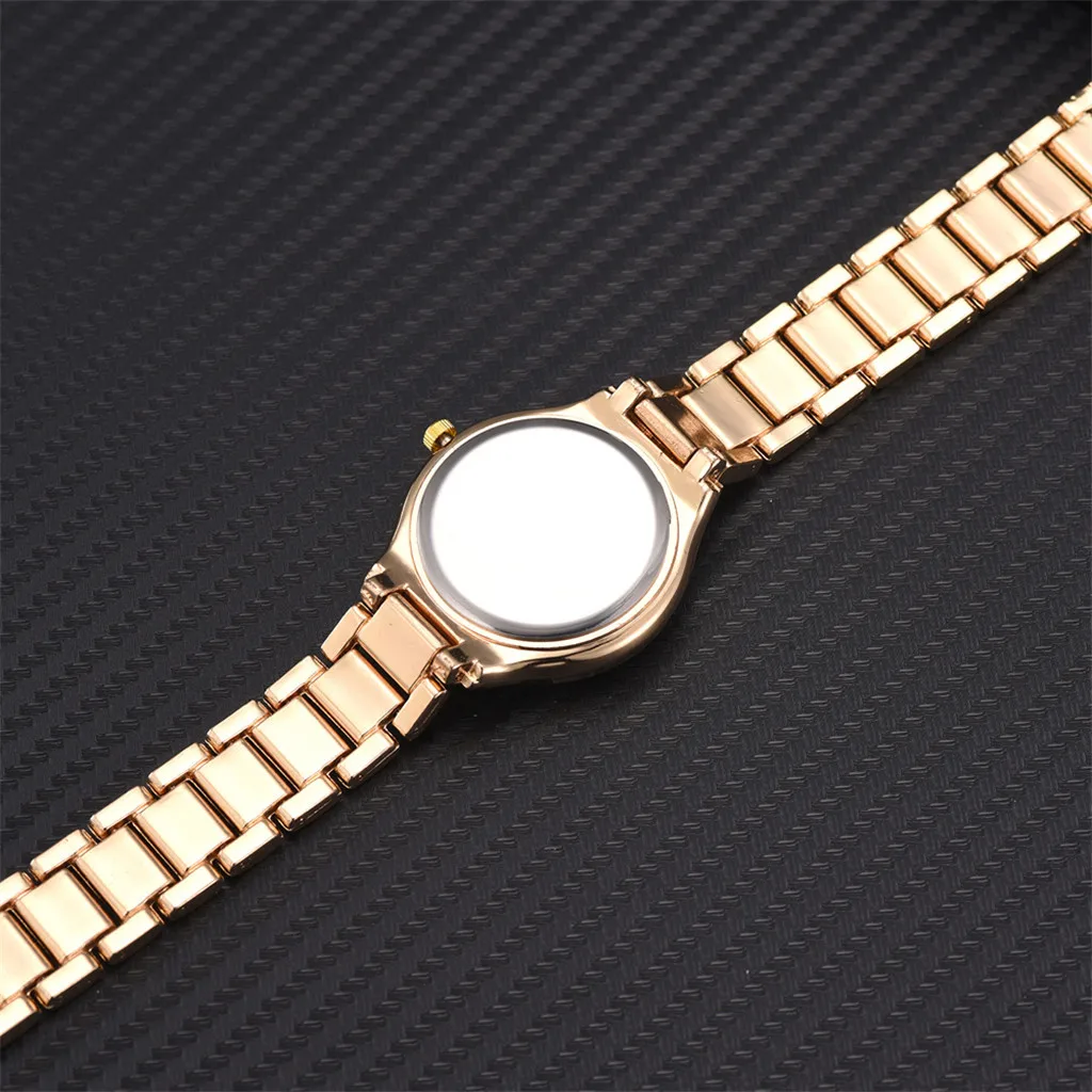 Temperament Fashion Steel Belt Ladies Diamond Men and Women Gift Quartz Wrist Watch Clock Hodinky Ceasuri Relogio Masculino AD |