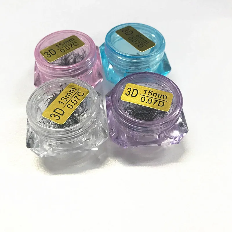 

Seashine Volume Eyelash Extension 3D Loose Lashes Training lash extension Diamond Packaging Short Stem Eyelashes