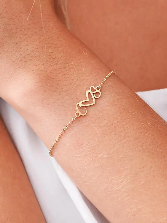 Великолепная сказка персонализированные имя браслет для Для женщин jewelry романтические подарки индивидуальные браслет Серебряный Нержавеющая сталь Цепи