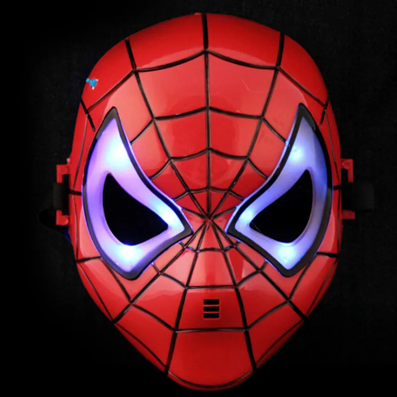 Мстители 4 Endgame танос Железный человек паук фигурка человека-паука Халк Черная пантера Железный человек фигурка светодиодный игрушки для детей 21 см - Цвет: LED