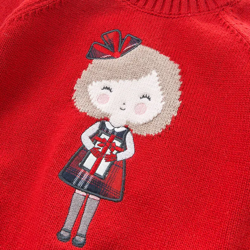 DB8433 dave bella autumn infant baby girls fashion top kids toddler pillover children boutique knitted sweater | Мать и ребенок