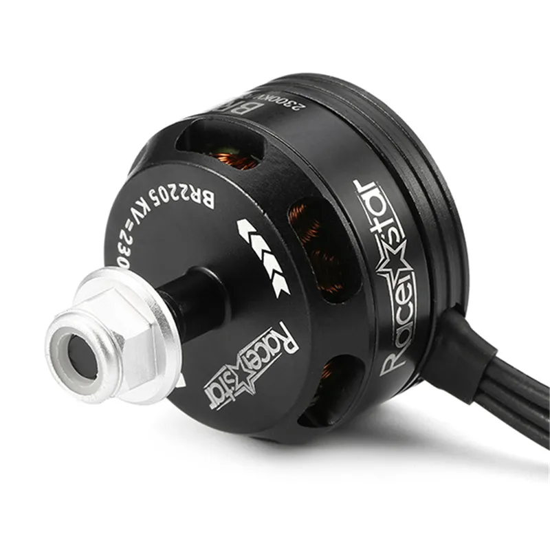 Racerstar Racing Edition 2205 BR2205 2300KV 2-4S бесщеточный двигатель CW CCW черный для QAV250 ZMR250 260 RC Drone