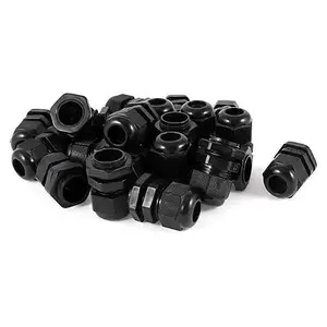 Водонепроницаемый коннектор-адаптер PG11, 22 шт., 6 мм-10 мм, Пластиковый кабель, черные