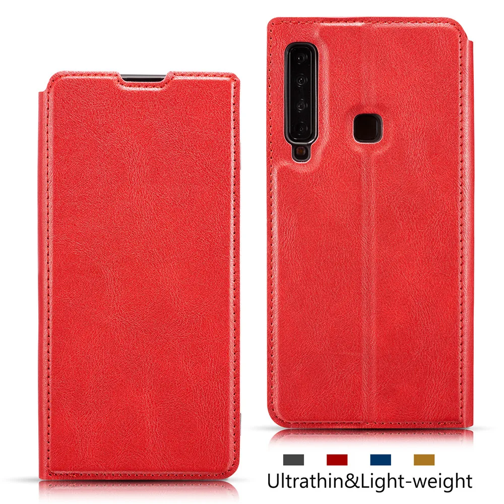 

KDTONG Case For Samsung Galaxy A9 2018 Case Ultra Thin Flip Leather Magnetic Wallet Cover For Galaxy A 9 A9 2018 Case Cover Capa