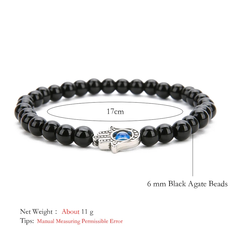 Модные браслеты Амулеты OAIITE с изображением руки Фатимы Хамса и злых глаз для