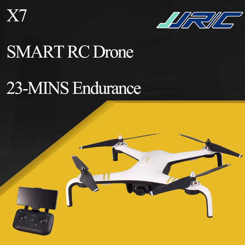 JJRC X7 5G WiFi Белый Умный вертолет бесщеточный двигатель Радиоуправляемый Дрон
