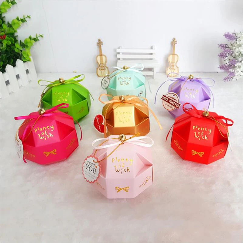 Бесплатная доставка 100 шт/партия сладкая любовь Восьмиугольные свадебные