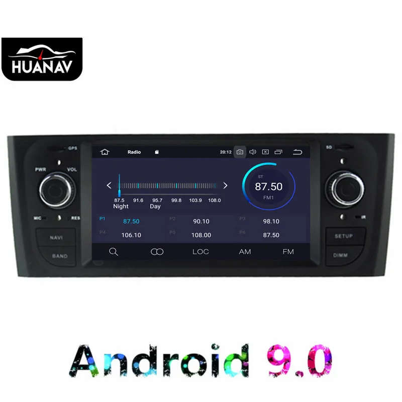 Android 9 0 без DVD Автомобильный Радио плеер GPS навигация для FIAT Punto 2005 2009 Fiat Linea 2007 2011