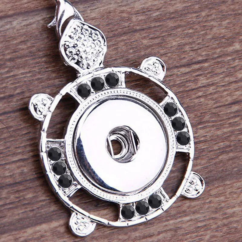 Лидер продаж 164 черепаха подходит 18 мм кулон с кнопкой ожерелье для женщин