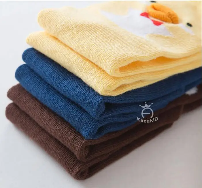 Хлопковые носки унисекс для малышей нескользящие до колена маленьких мальчиков