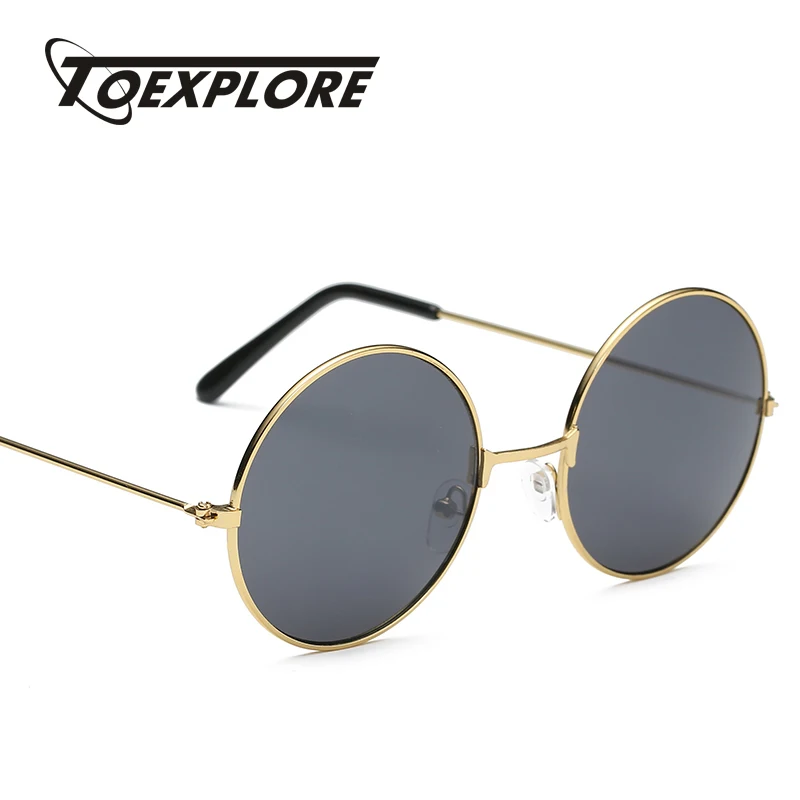 Мужские и женские очки в металлической оправе TOEXPLORE дизайнерские круглые
