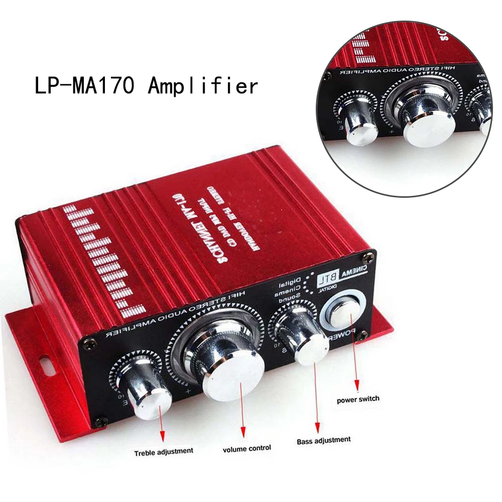 Цифровая автомобильная аудиосистема MP3 2*20 Вт стерео соединение RCA