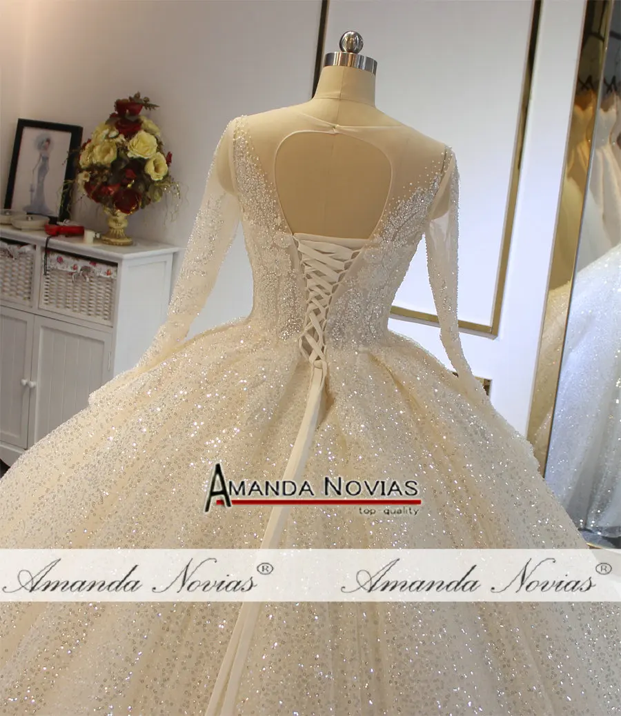Блестящее бальное свадебное платье 2020|Свадебные платья| | - Фото №1