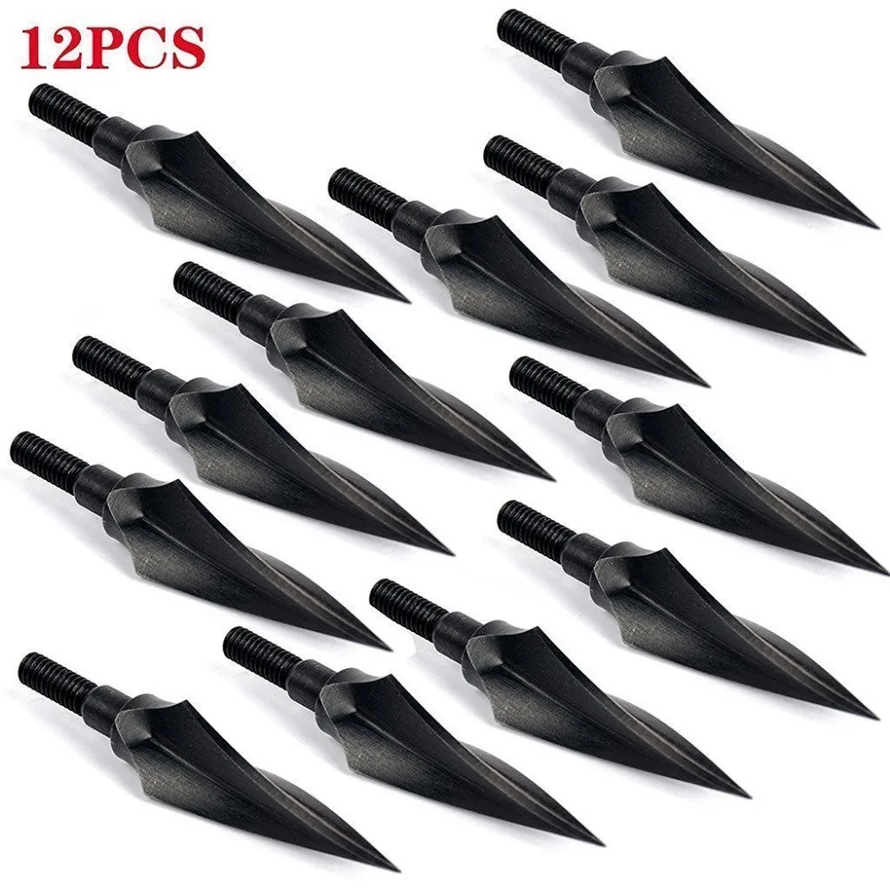 GPP 12 шт Keened Up винтовая скрученная 3 лезвия Broadheads 150 зернистая традиционная