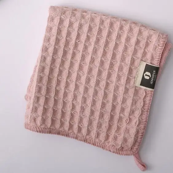 4 Pieces pink Размер: 30x30 см 4 шт./компл. хлопковые настольные салфетки дома Кухня вафельным узором чай Полотенца абсорбент блюдо для чистки Полотенца s сатин платок носовой платок - Цвет: 4 Pieces pink