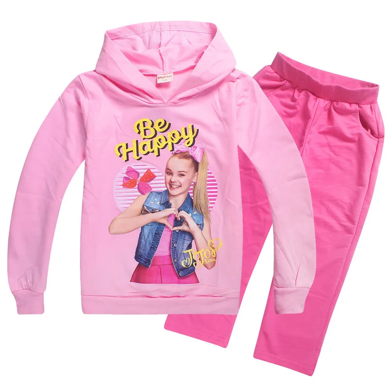 2018 новый комплект детской одежды на весну и осень JOJO siwa толстовки штаны для