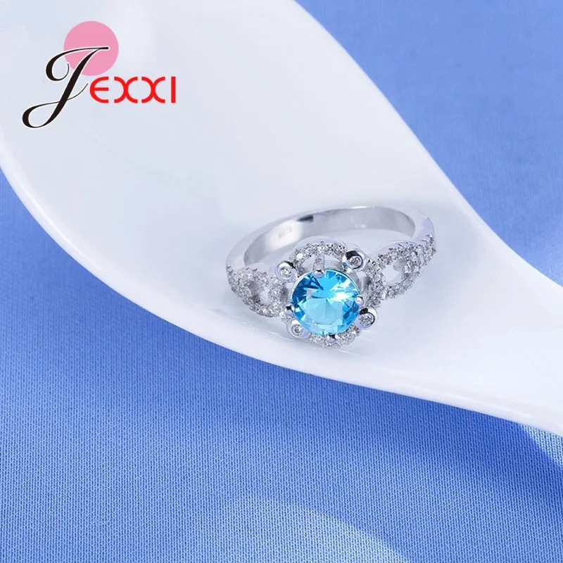 925 Sterling Silver Ring with Micro Paved AAA CZ High Polished for Women Wedding Party Accessory | Украшения и аксессуары