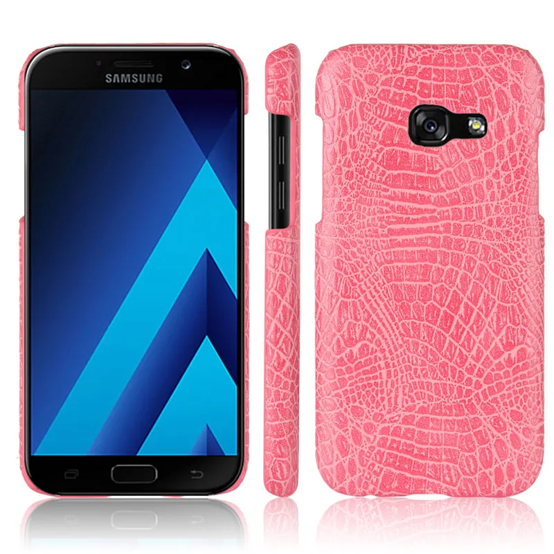 Для Samsung Galaxy A3 2017 чехол жесткий для телефона из искусственной кожи A 3 SM A320F