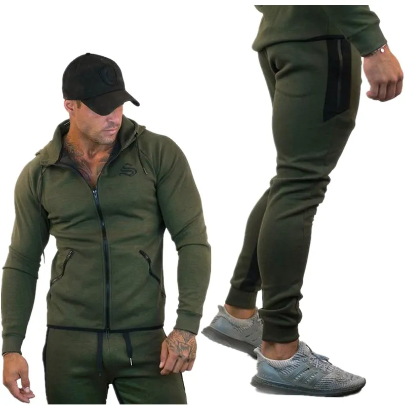 Для Мужчин's wear2018 мужчин кроссовки спортивная одежда с капюшоном спортивный