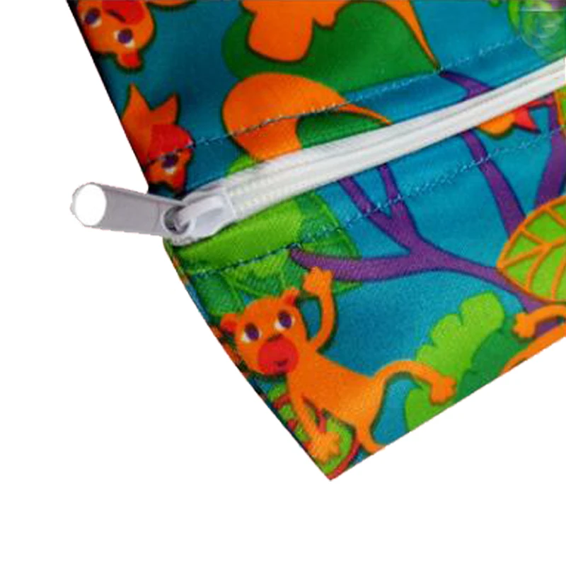 Пороро 1шт 30*40см переиспользуемая модная сумка для сухой и мокрой пеленки с водонепроницаемой застежкой-молнией.