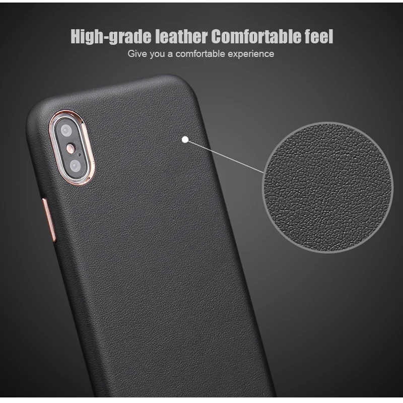 Кожаная задняя крышка для IPhone 7 Чехол Coque мягкий ультра тонкий противоударный чехол для iPhone XR X XS MAX 6 6S 7 7S 8 Plus чехол Fundas