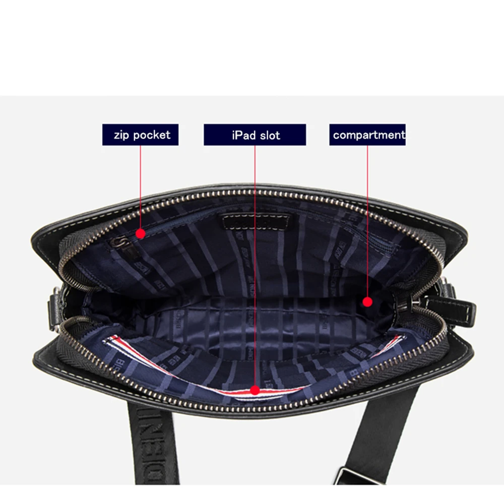 BISON DENIM натуральная кожа мужская сумка растительного дубления мессенджер модная