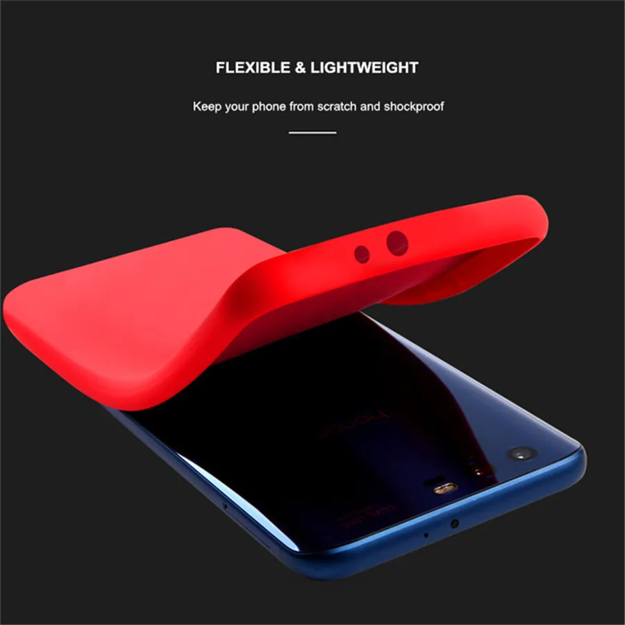 Liquid Silicone Phone Case For Huawei Honor 8X V20 Mate 10 20 Pro TPU on P20 P30 Nova 3i 3 4 Cover Housing Coque |