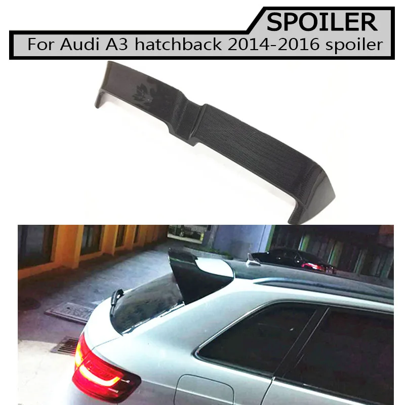 A3 углеродного волокна задний спойлер Топ Крыло для audi a3 Хэтчбек 2014 2016spoiler