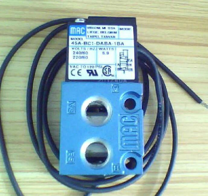 Новый и оригинальный американский электромагнитный клапан 45A-BC1-DABA-1BA AC220V |