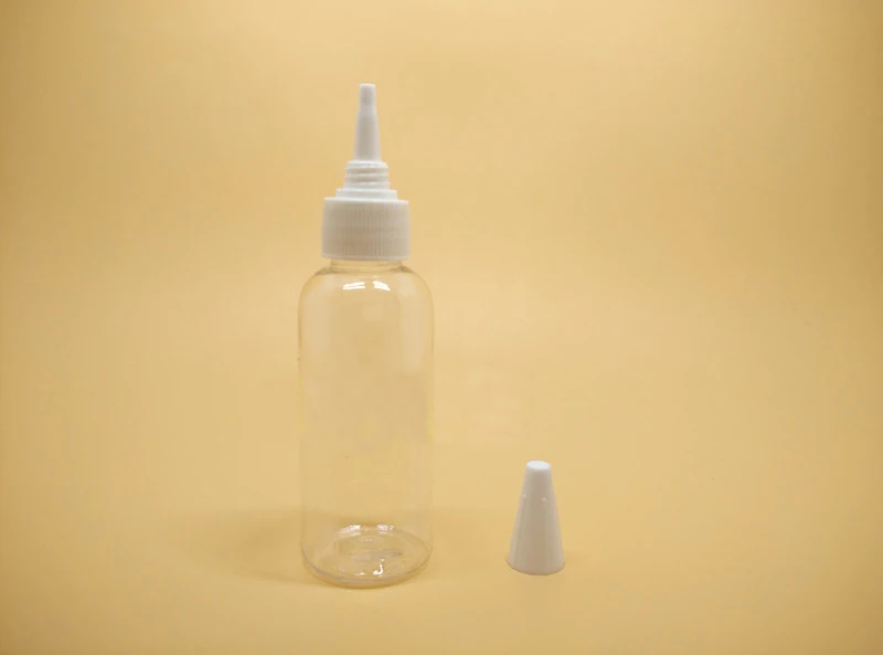 100 шт в carton50ml ПЭТ пластиковые бутылки капельницы пустая бутылочка для тату-чернил