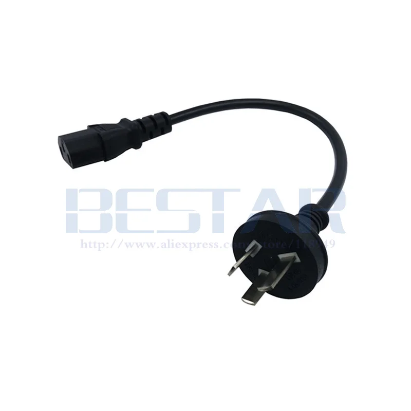 IEC60320 IEC 60320 C13 сетевой шнур короткий портативный кабель 20 см 2500 Вт для машины