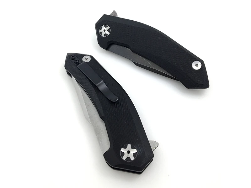 BGT ZT0095 складной карманный нож 7CR13MOV лезвие G10 + стальная ручка тактические ножи для