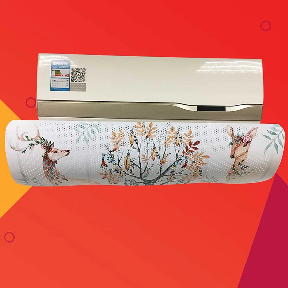 Fashion Hanging Air Conditioner Windshield Outlet Shutter Board Prevent Direct Blow Baffle Wind Shroud HY99 JY19 - Цвет: Deer