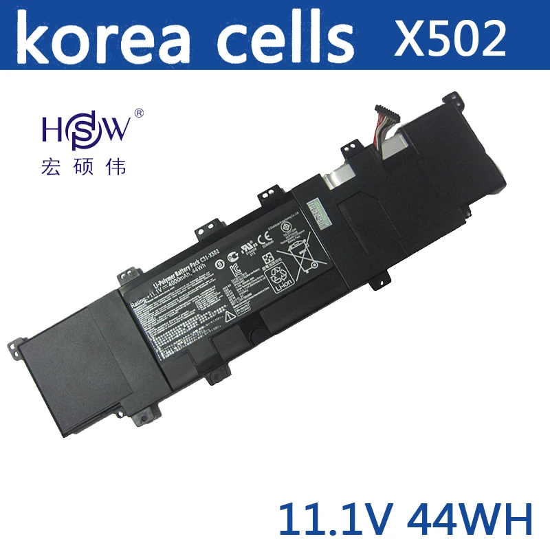 HSW Аккумулятор для ноутбука Asus Vivobook C21 x502 X502 батареи X502c серии X502ca|laptop battery|battery for
