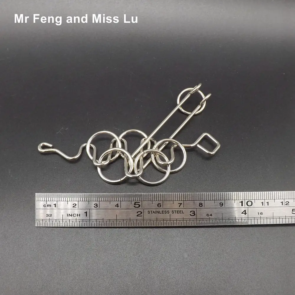 Серебряное кольцо змея головоломка игрушки для взрослых детское магических