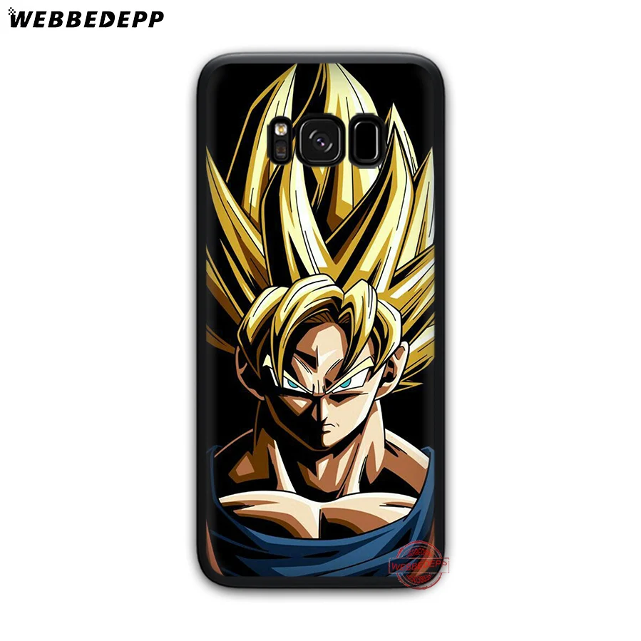 WEBBEDEPP dragon ball Z HD son goku Soft Case for Samsung A6 A7 A8 A9 J6 2018 S6 S7 S8 S9 S10E S20 Ultra Note 8 9 10 Lite Plus | Мобильные